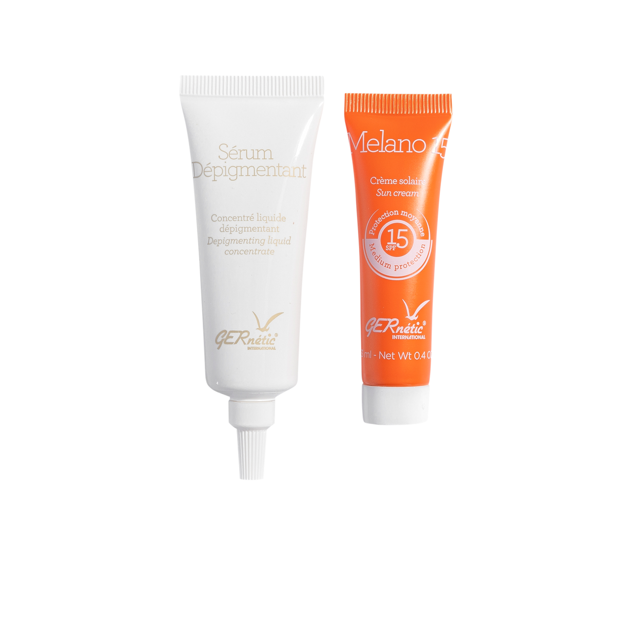 Serum Depigmentant + Melano paikallishoitoneste